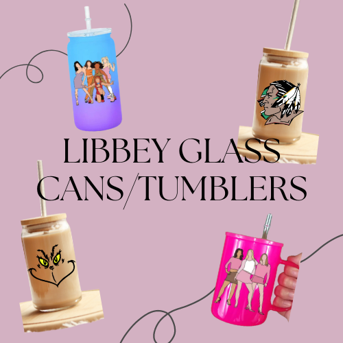 Libbey Glass Cans/Tumblers