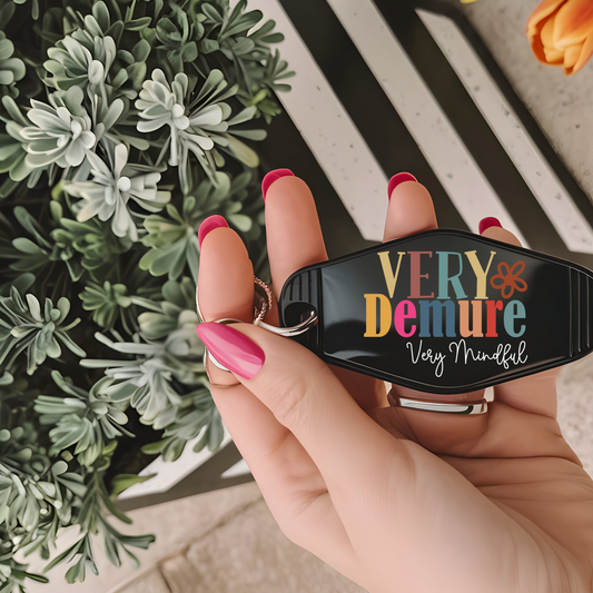 Very Demure - Motel Keychain