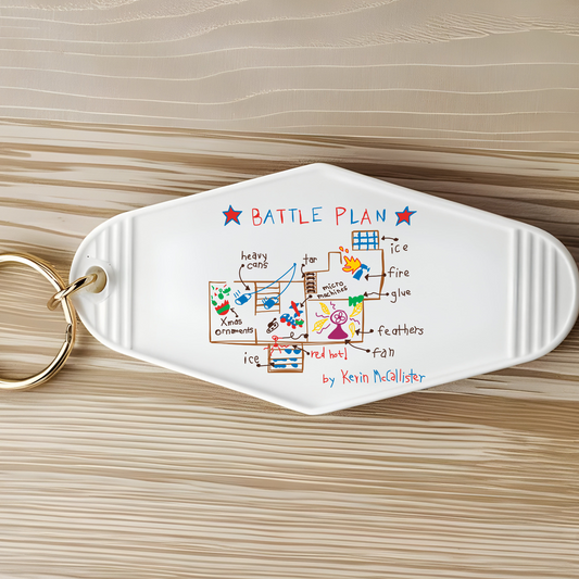 Battle Plan - Motel Keychain