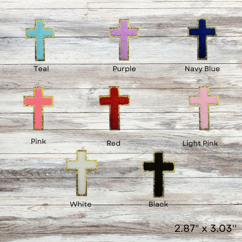 Cross Chenille Patch