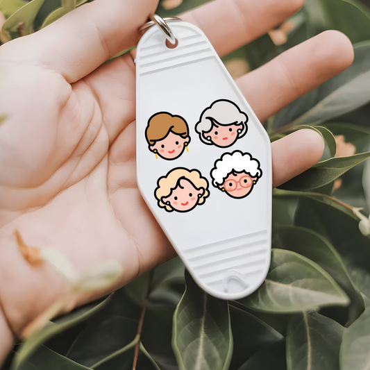 Golden Girls - Motel Keychain