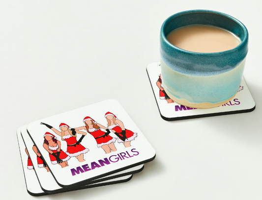 Mean Girls Christmas Coasters Set of 4